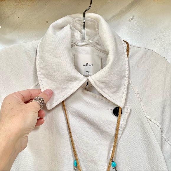 Aritzia Wilfred Spring boho blazer style duster jacket w midcentury vibe - Picture 8 of 12